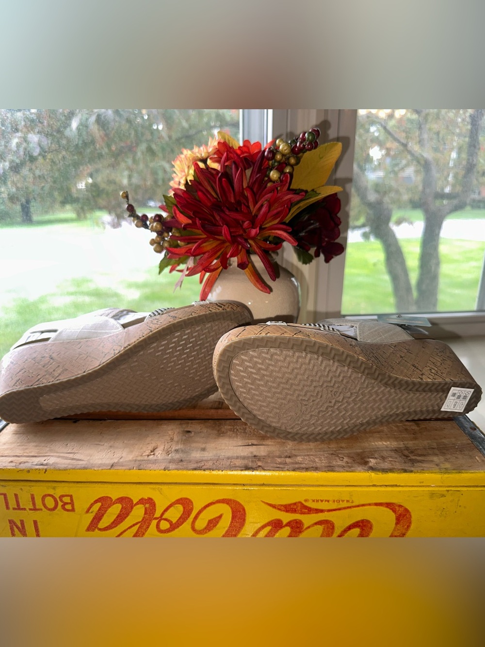 Skechers Beverlee Fancy Womens Wedge Sandals Size 10 Color Natural Lux Foam NIB - Picture 8 of 10
